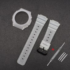 Ремінець + безель (рант) для Casio G-Shock GA-2100 Transl BK