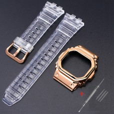 Ремінець + безель (рант) для Casio G-Shock GMW-B5000 Transp RG