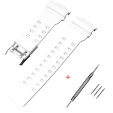 Ремінець для Casio G-Shock GA-100/110 White-Glossy SI