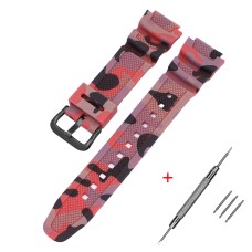 Ремінець для Casio G-Shock AQ-S800/AE-1200 Camo Red BK